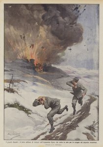 The Great Disasters, the Military Fort of Arresci in the Ligurian Apennines Blows Up